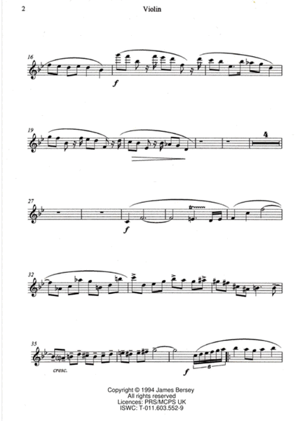 Piano Trio - complete set of parts