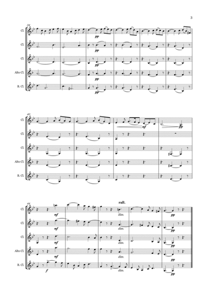 Allegro for Clarinet Quartet image number null