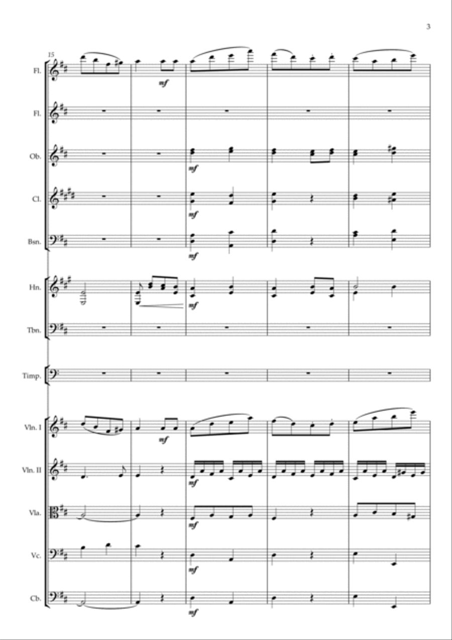 Ballet Suite 'The Magic Drum' - Scene 10 Full Orchestra scores gallery preview page 3