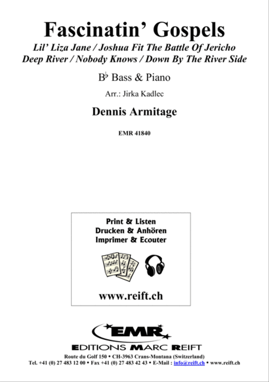 Fascinatin' Gospels Piano Accompaniment scores gallery preview page 1