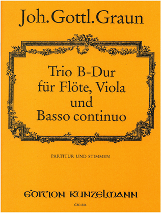 Trio for flute, viola and basso continuo