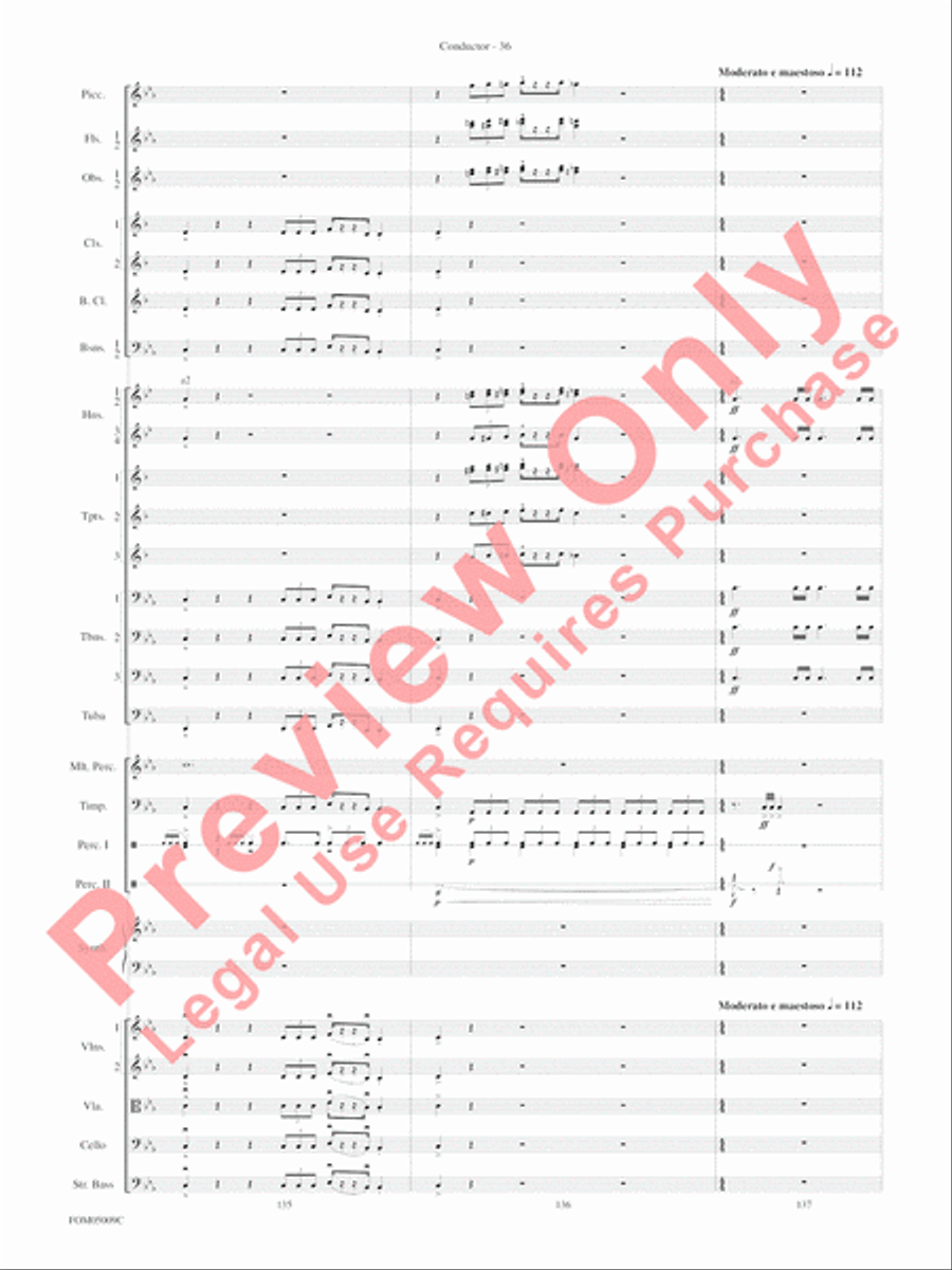 Concert Suite from Star Wars: Episode III Revenge of the Sith Full Orchestra scores gallery preview page 39