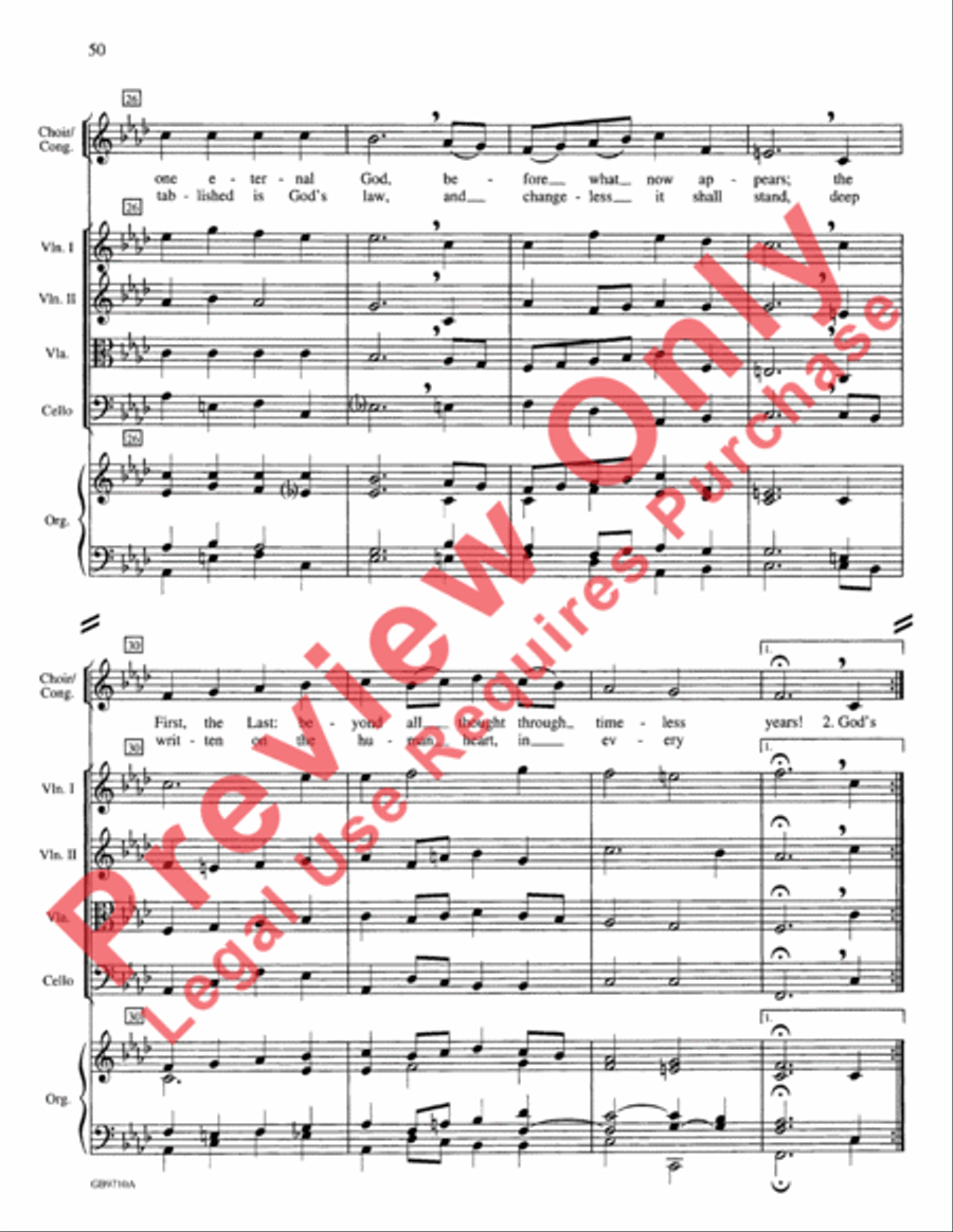 A Festival of Lessons and Carols Choir scores gallery preview page 51