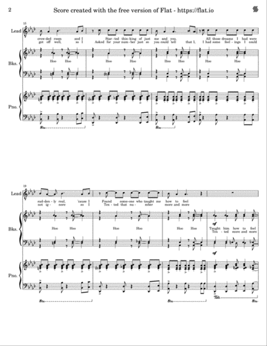 For Lack Of A Better Title TTBB scores gallery preview page 2