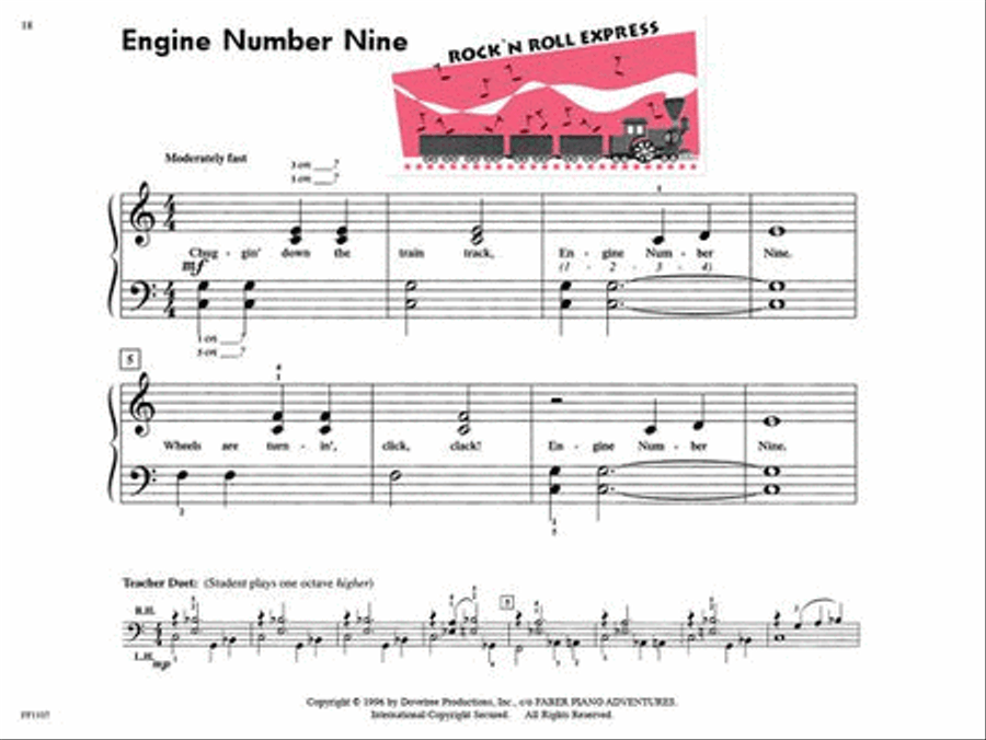 PreTime® Piano Rock 'n Roll Piano Method scores gallery preview page 6