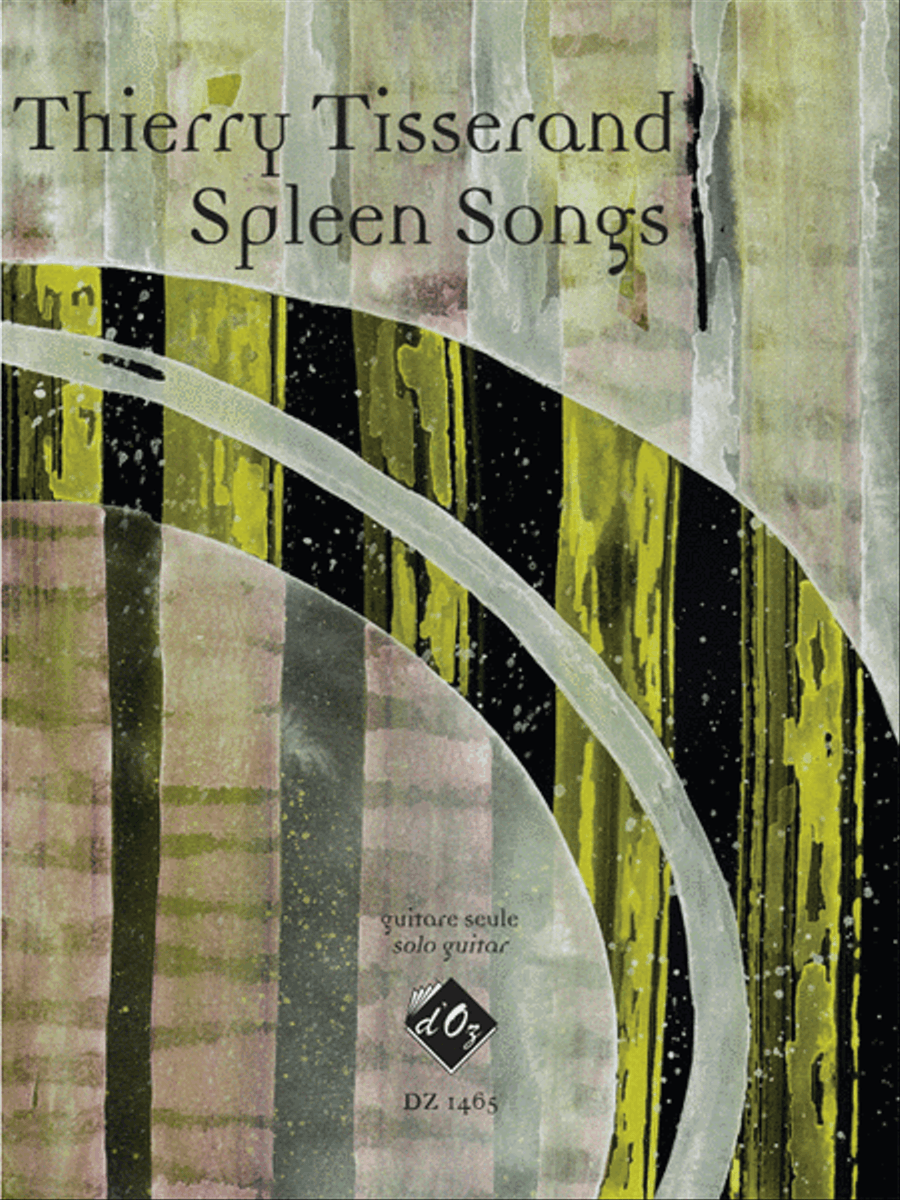 Spleen Songs Classical Guitar scores gallery preview page 1