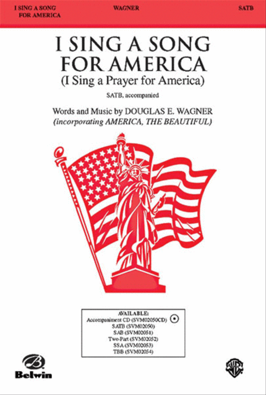 I Sing A Song/Prayer For America - SATB image number null