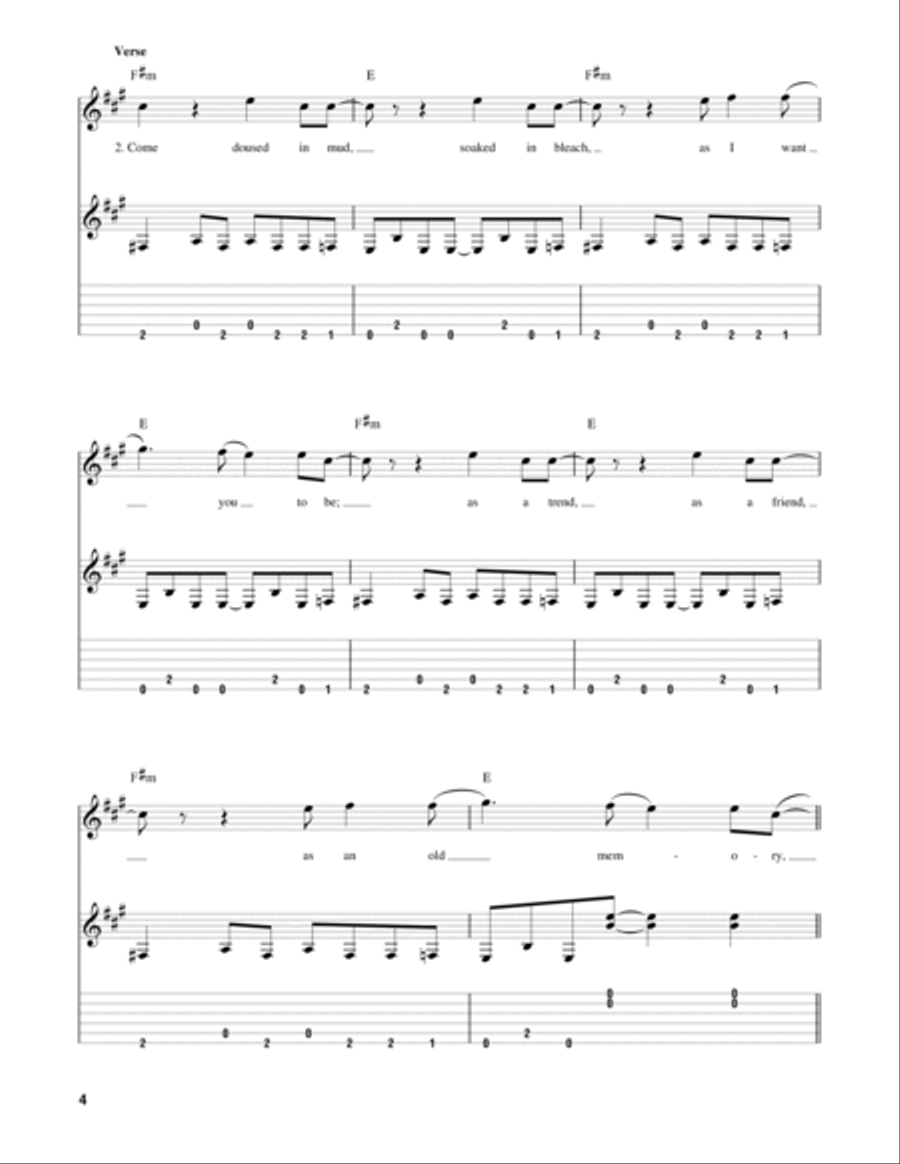 Come As You Are Come As You Are Acoustic Guitar scores gallery preview page 4