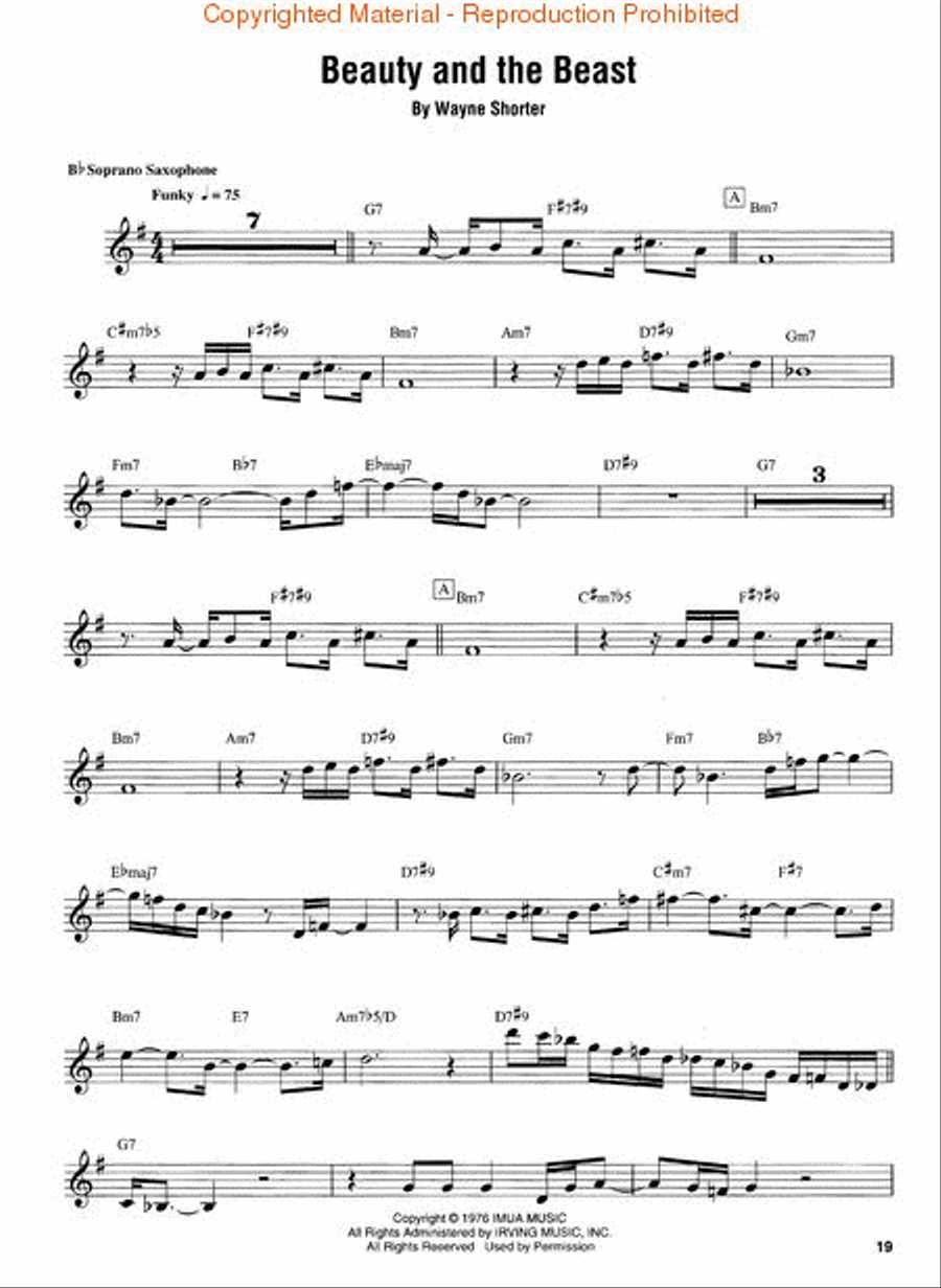 The New Best of Wayne Shorter Saxophone Solo scores gallery preview page 2