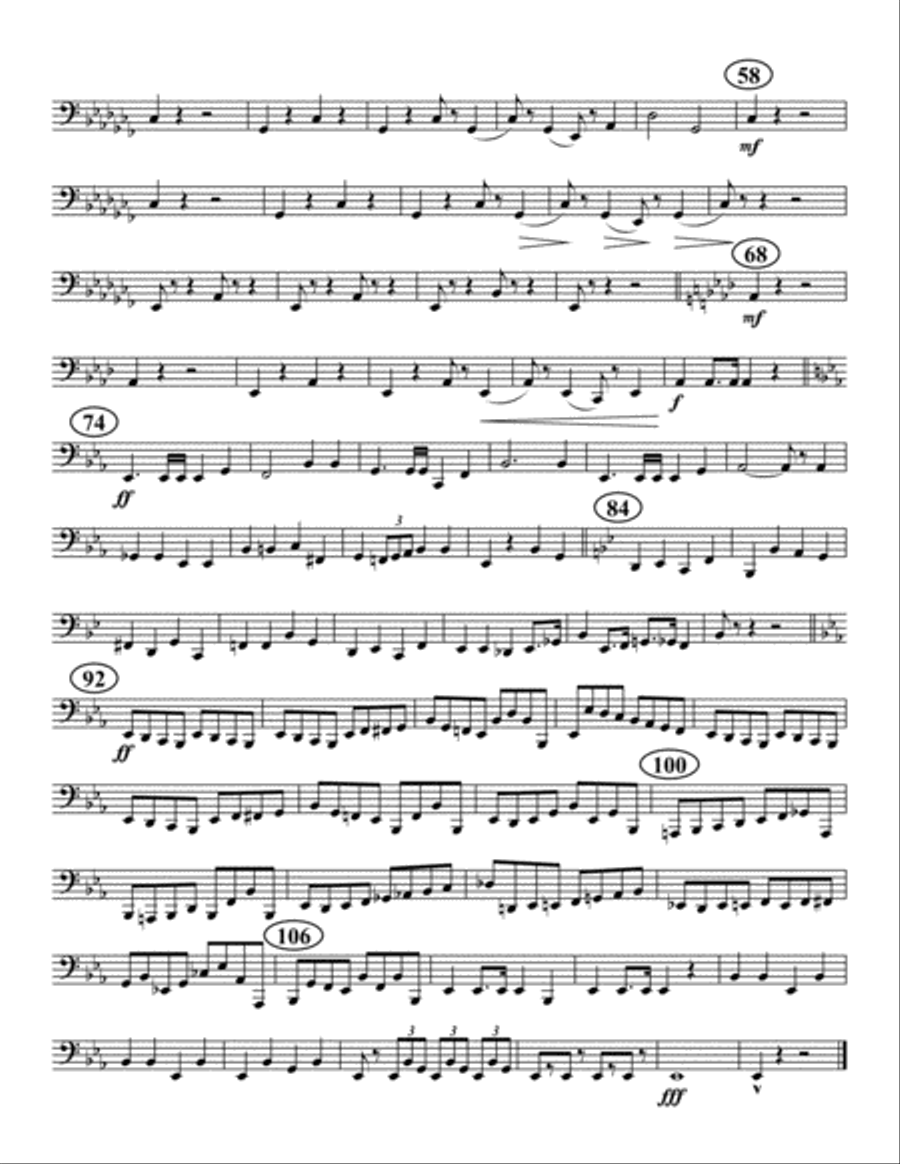 Ceremonial Music for Brass Quintet Brass Quintet scores gallery preview page 3