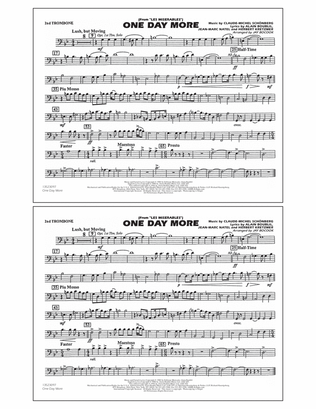 Book cover for One Day More (from Les Misérables) (arr. Bocook/Rapp) - 2nd Trombone