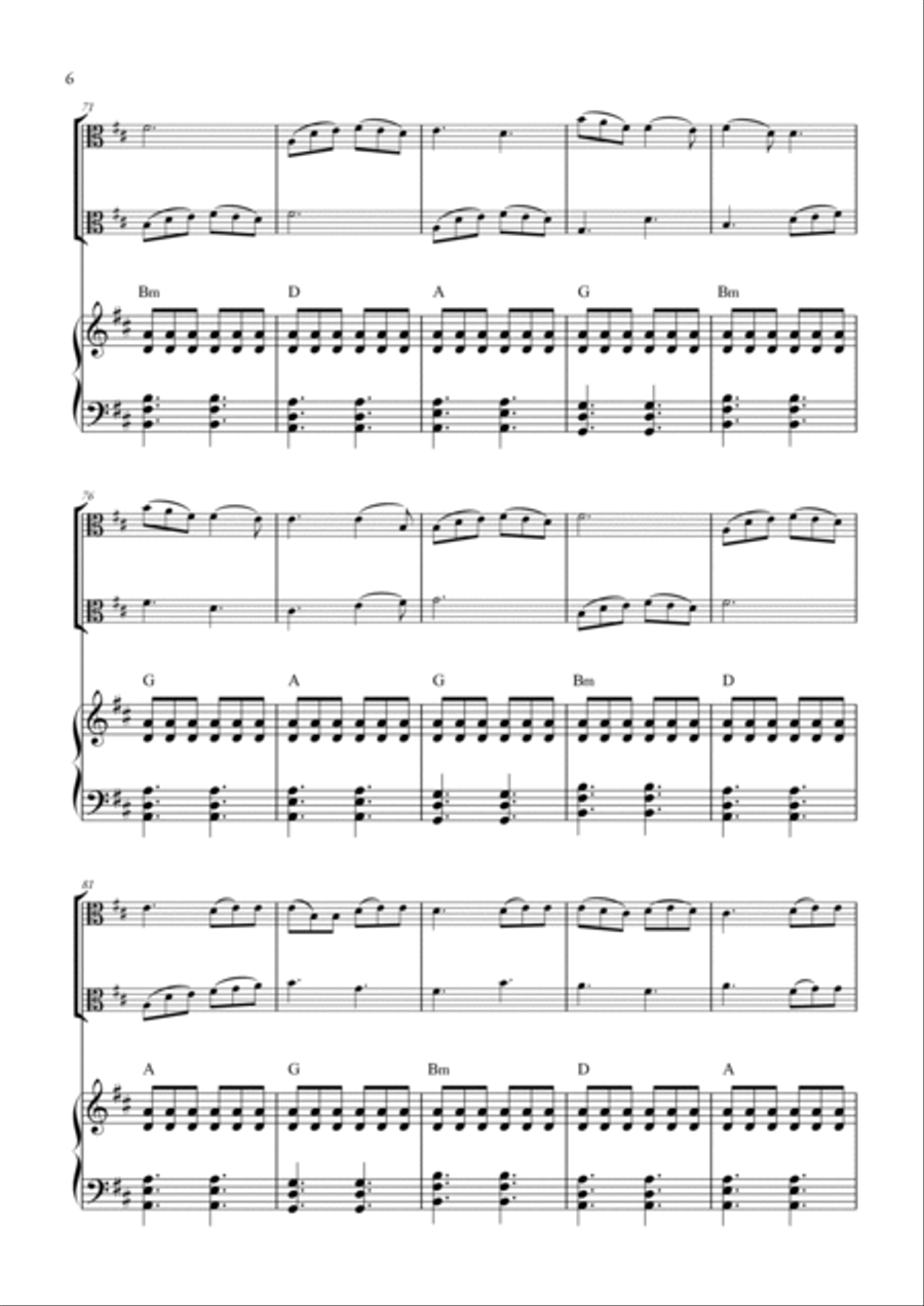 Dandelions Dandelions String Duet scores gallery preview page 6