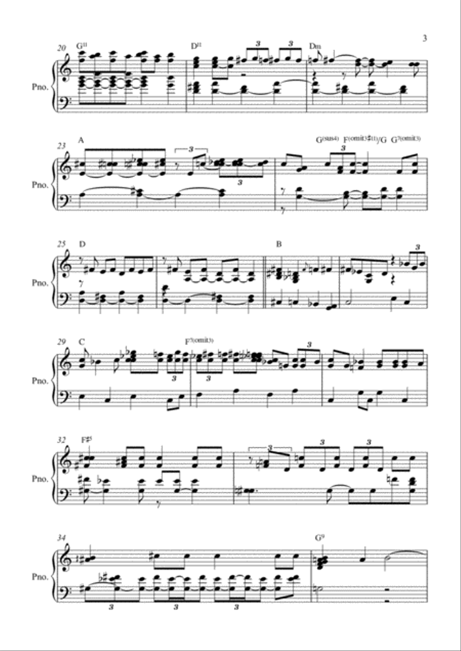 blue2 blue2 Easy Piano scores gallery preview page 3