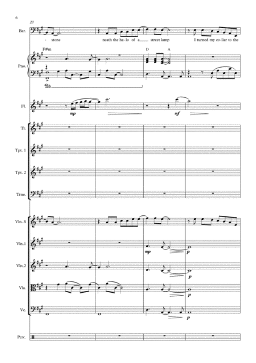 The Sound Of Silence Piano, Vocal, Guitar scores gallery preview page 6