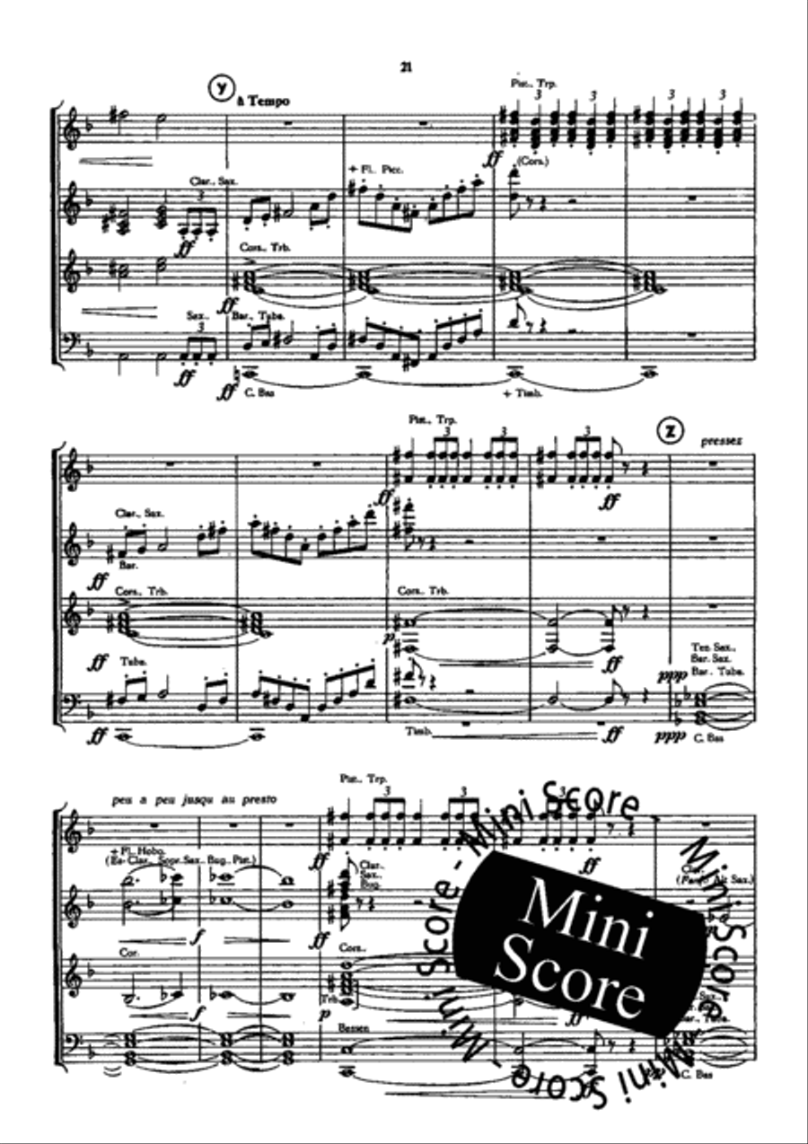 Le Roi D'Ys Fanfare Band scores gallery preview page 23