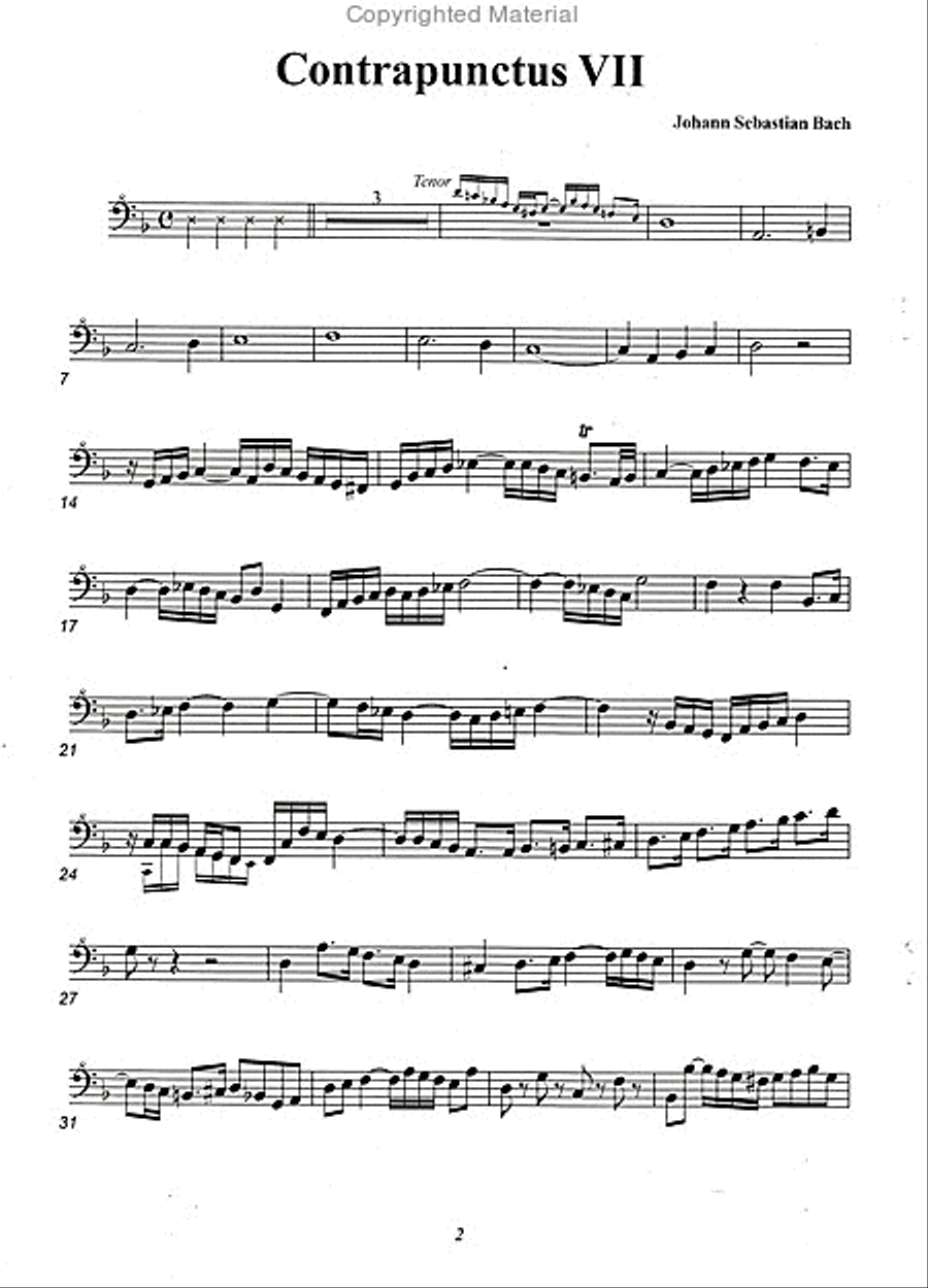 The art of Fugue Vol. 3 Recorder scores gallery preview page 6