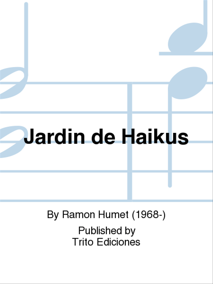 Jardín de Haikus School and Community scores gallery preview page 1