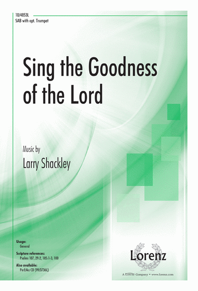 Sing the Goodness of the Lord image number null