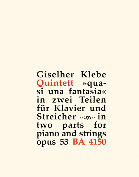 Klavierquintett, Op. 53 