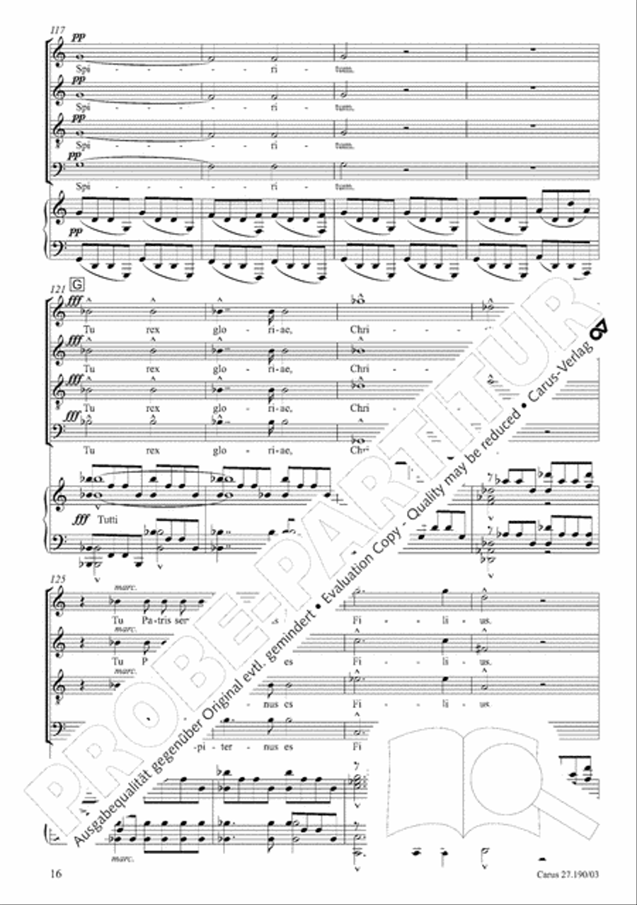Te Deum 4-Part scores gallery preview page 17