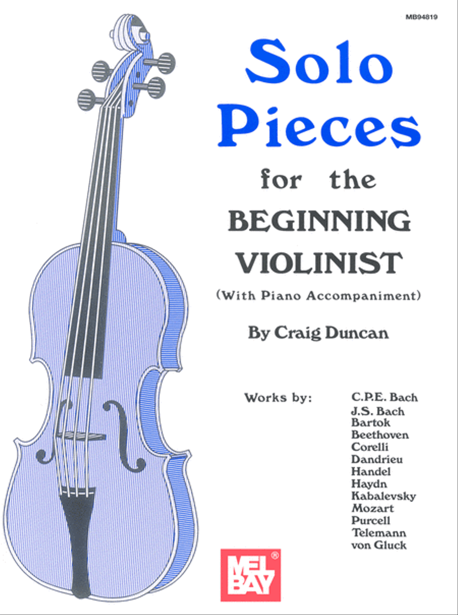 Solo Pieces for the Beginning Violinist Violin Solo scores gallery preview page 1