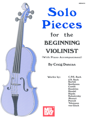 Book cover for Solo Pieces for the Beginning Violinist