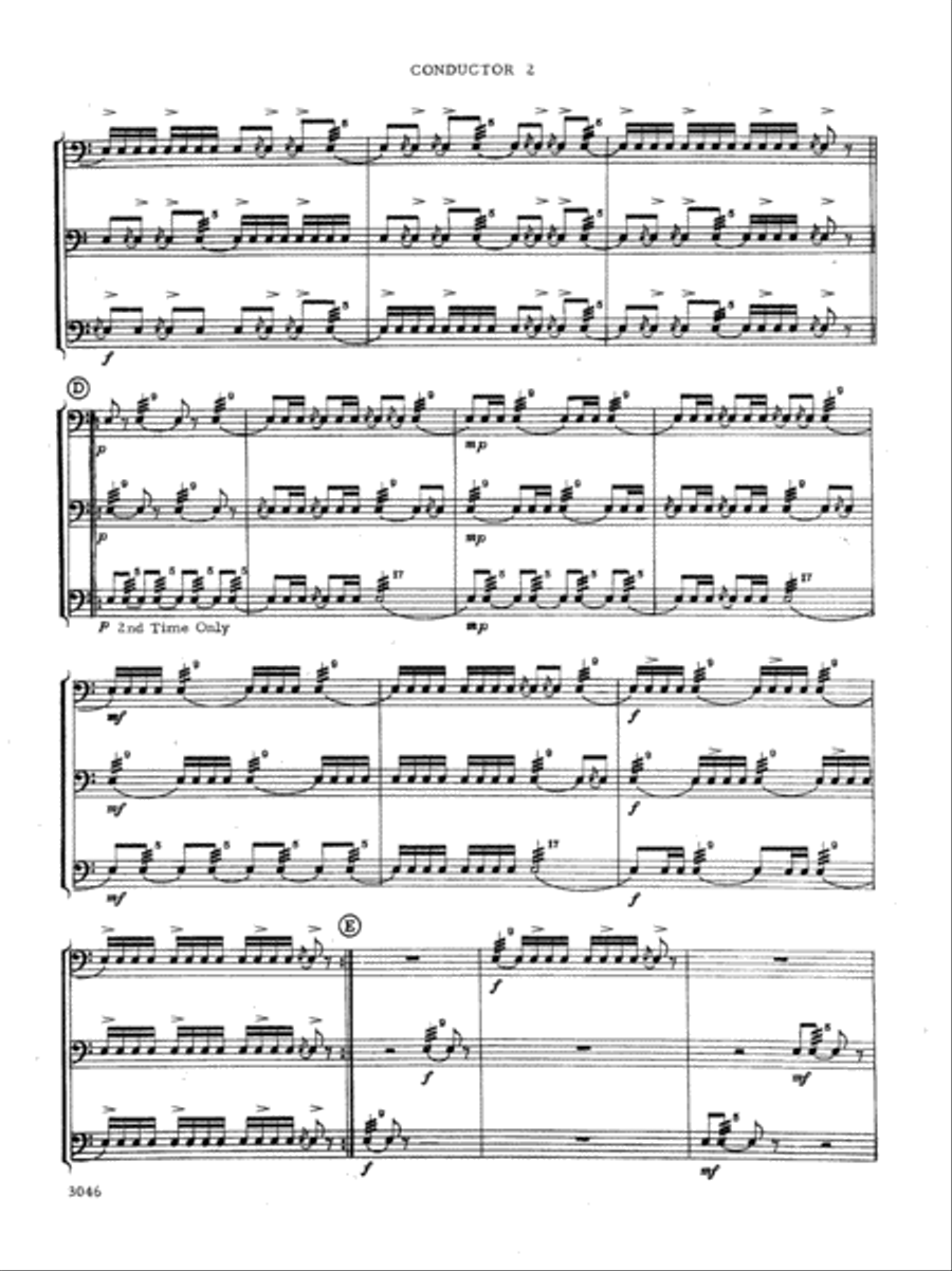 Mancos Percussion scores gallery preview page 3