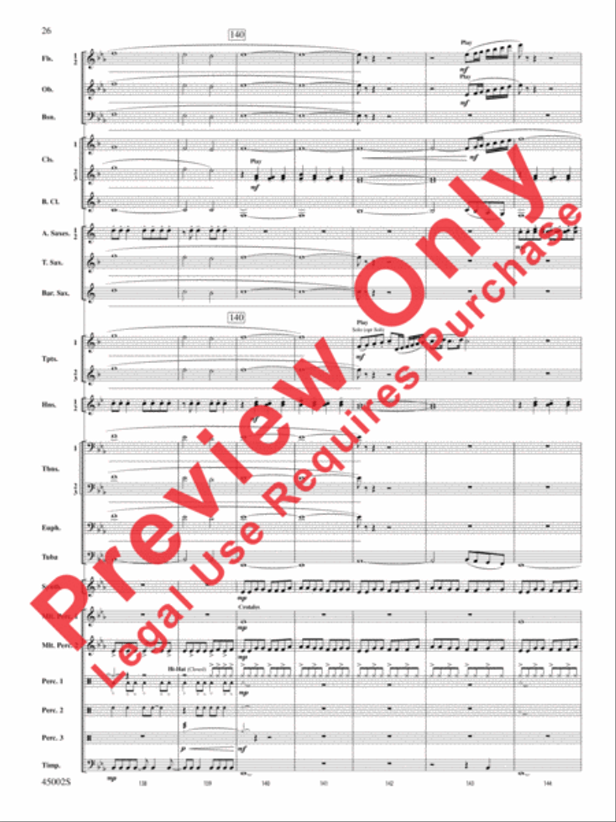 Winds of Change Concert Band scores gallery preview page 62