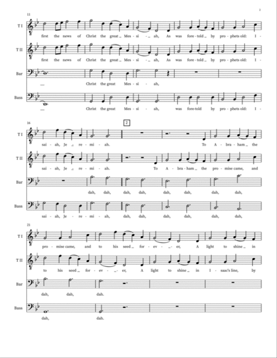 Ye nations all, on you I call TTBB scores gallery preview page 2