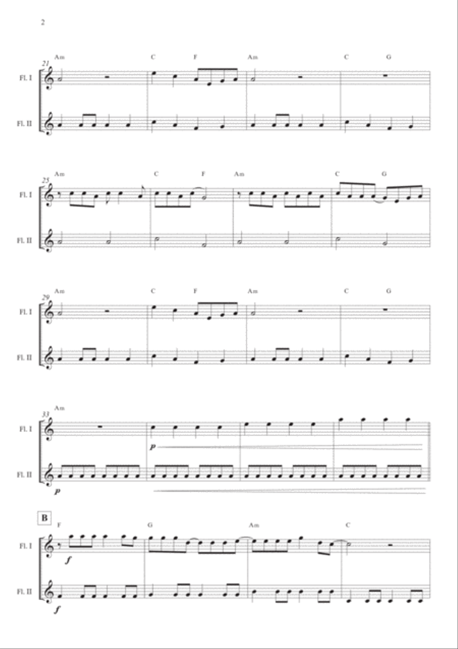 Bad Romance Easy Piano scores gallery preview page 2