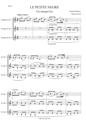La Petitie Negre - For trumpet trio