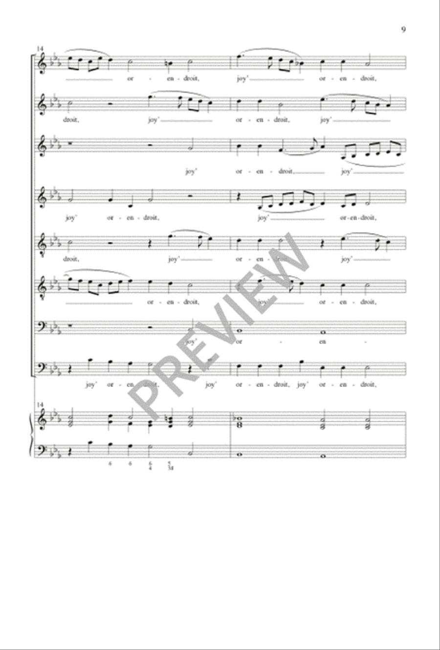 Pseaume 33 Pseaume 33 SSAATTBB scores gallery preview page 10