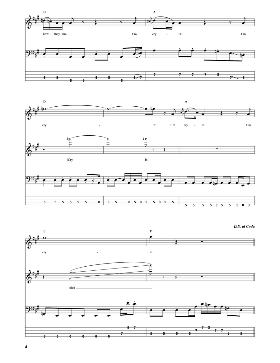 I Am The Walrus Acoustic Guitar scores gallery preview page 4