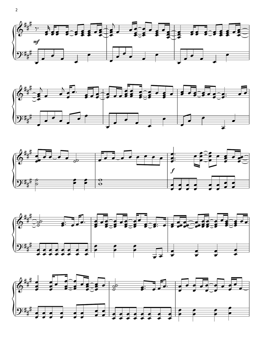 East To West Piano Solo scores gallery preview page 2
