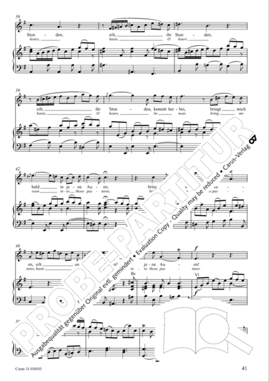 Joyful be, O ransomed flock (Freue dich, erloste Schar) 4-Part scores gallery preview page 42