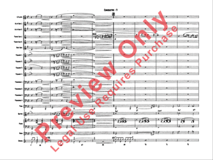 Channel One Suite Jazz Ensemble scores gallery preview page 12