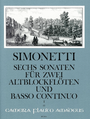 Book cover for 6 Sonatas Op. 2 Vol. 1