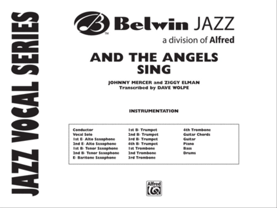 And the Angels Sing: Score Jazz Ensemble scores gallery preview page 1