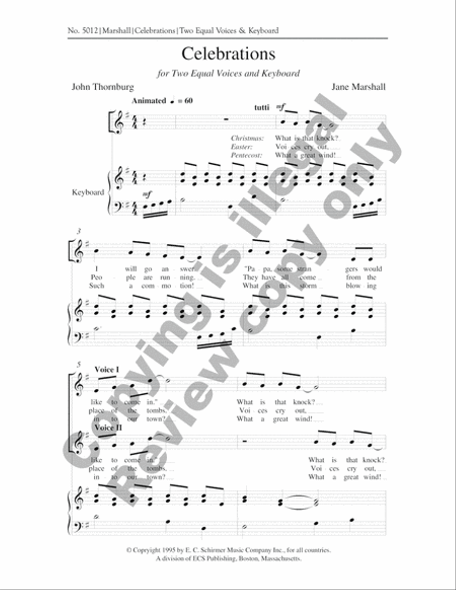 Celebrations 2-Part scores gallery preview page 5