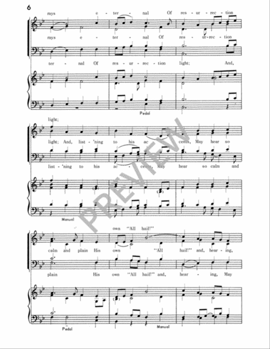The Day of Resurrection 4-Part scores gallery preview page 7