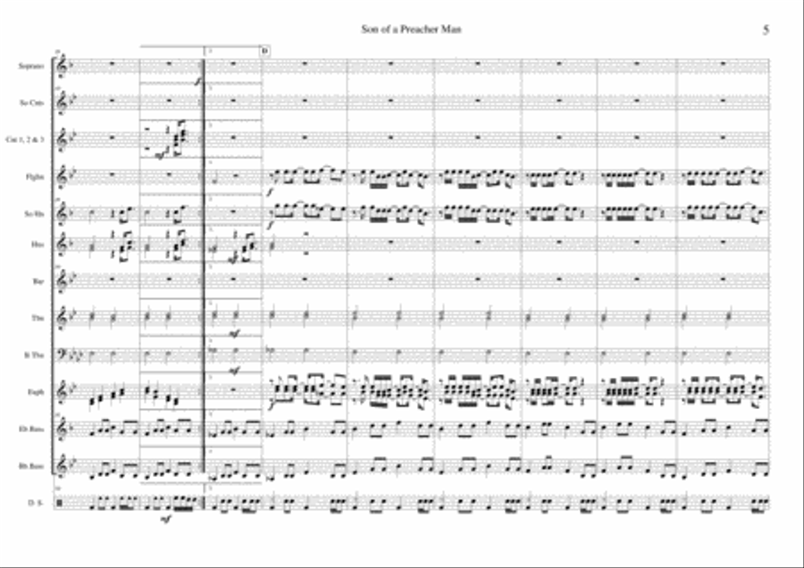 Son Of A Preacher Man Small Ensemble scores gallery preview page 5