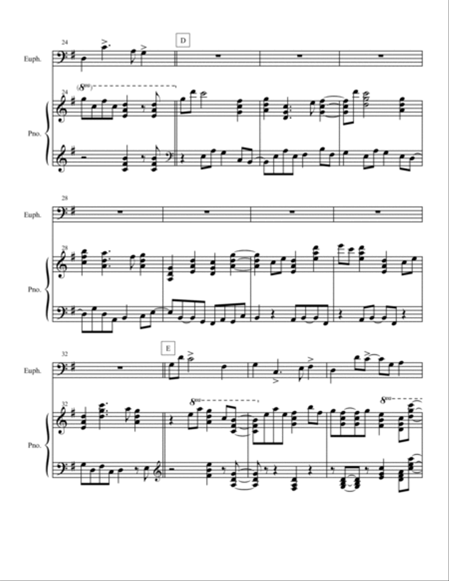 Sonatina for Euphonium Sonatina for Euphonium Euphonium scores gallery preview page 3