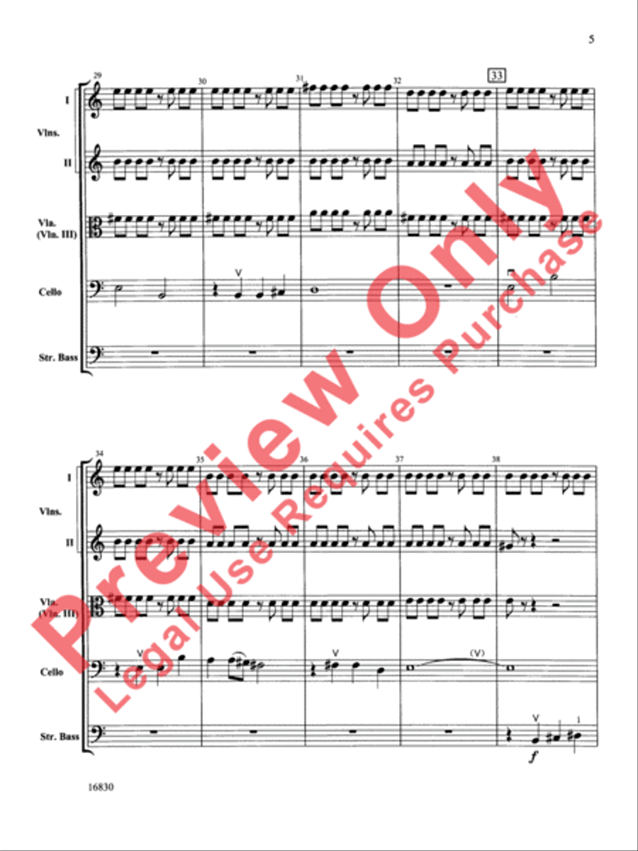 Mabel Creek Overture Mabel Creek Overture String Orchestra scores gallery preview page 6