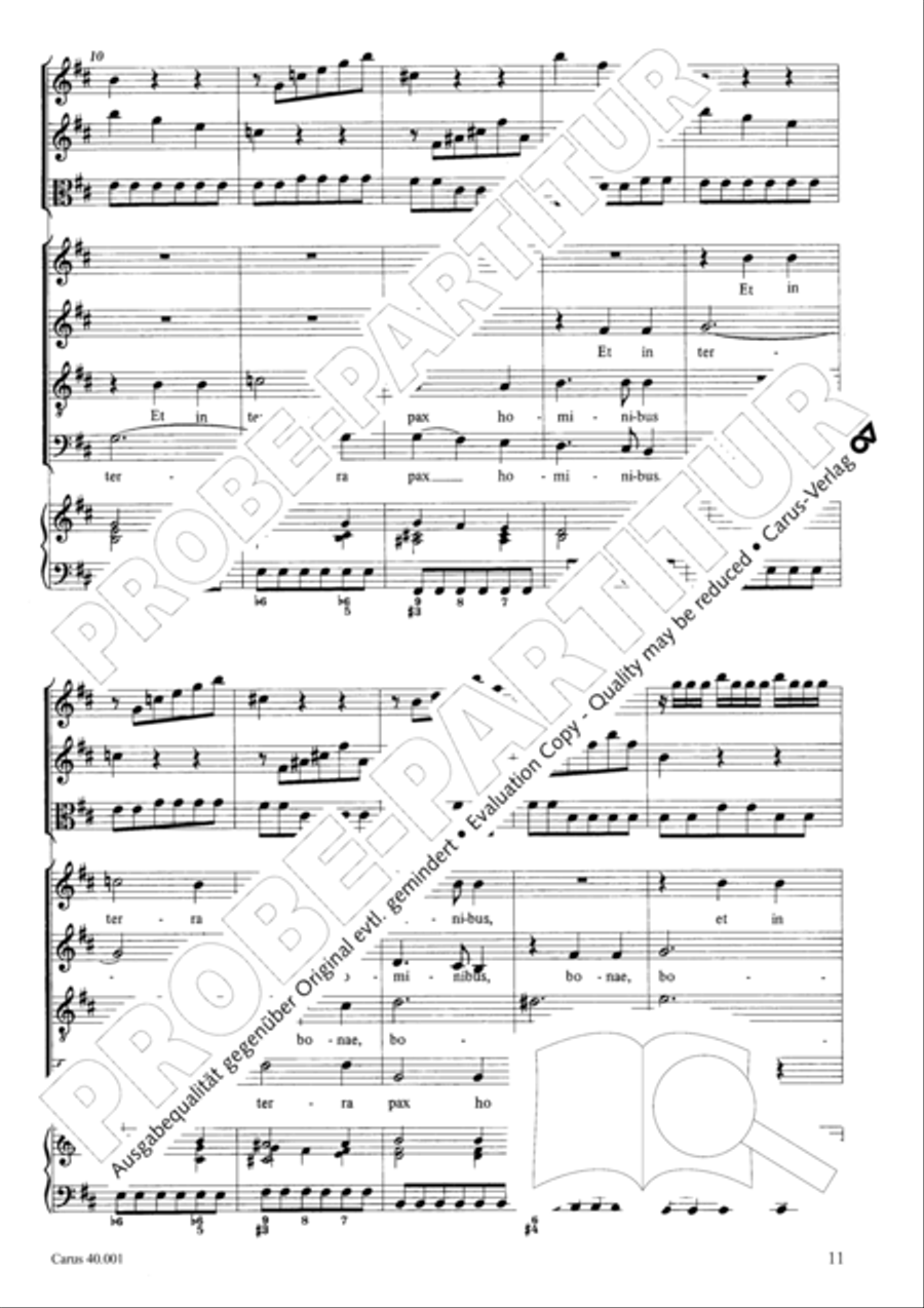 Gloria in D SSA scores gallery preview page 18