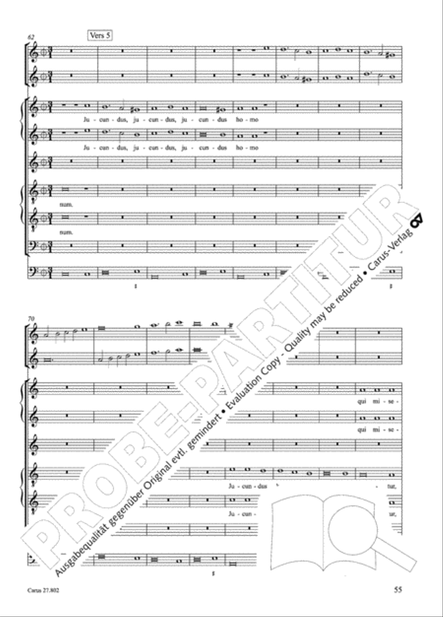 Salmi I (Selva morale e spirituale) Collection / Songbook scores gallery preview page 80