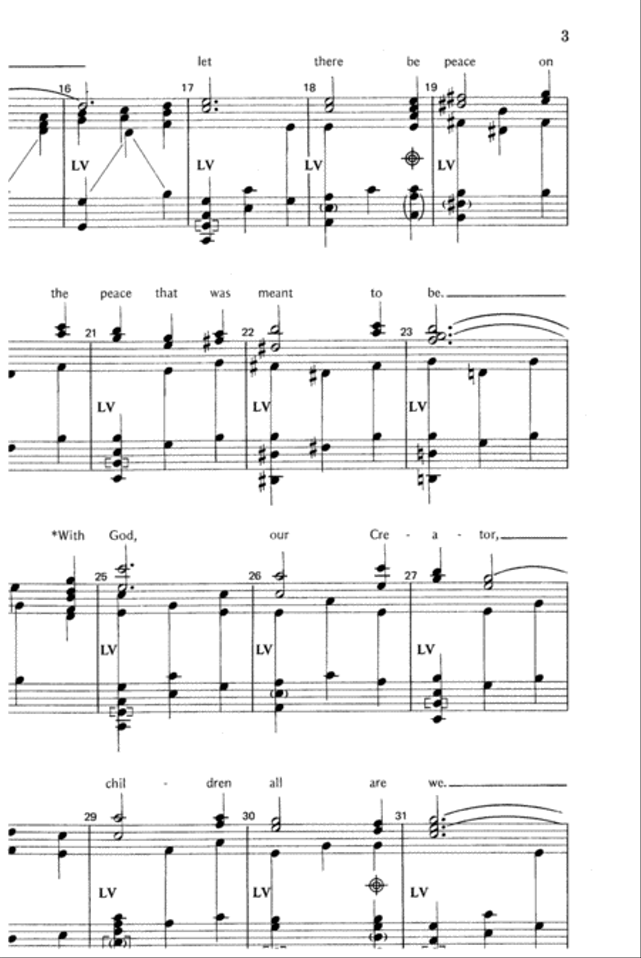 Let There Be Peace on Earth 5-Octaves scores gallery preview page 10