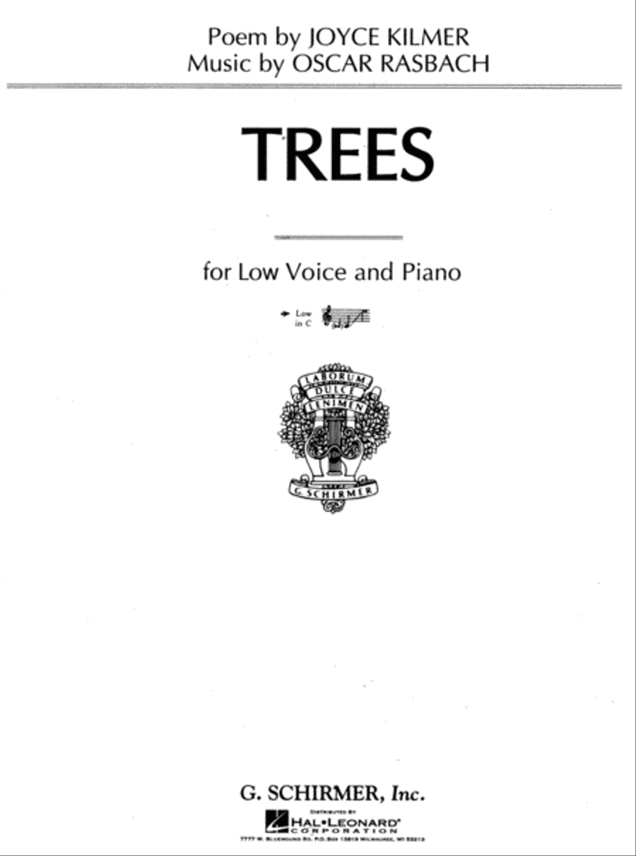 Trees Voice scores gallery preview page 1