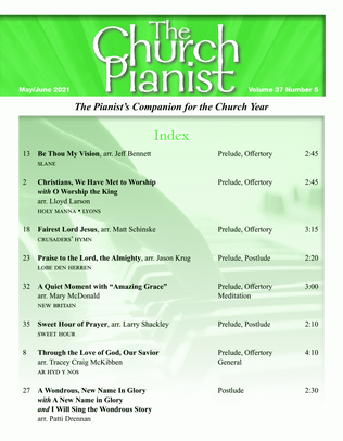 Book cover for Church Pianist May/June 2021 - Digital
