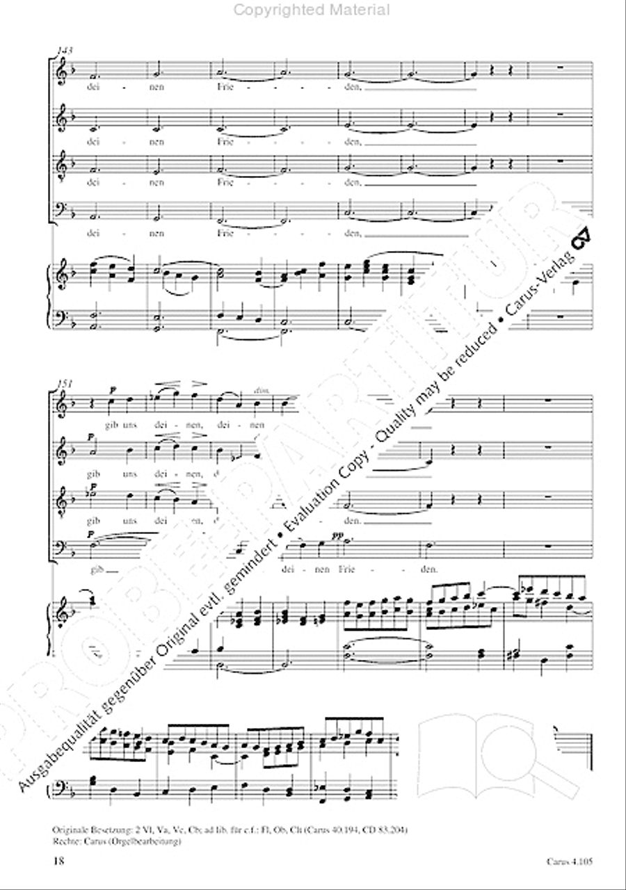 Choral collection Mendelssohn - editionchor Choir scores gallery preview page 19