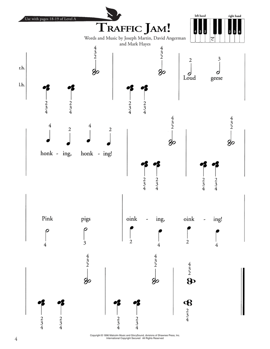 Traffic Jam! Traffic Jam! Piano Method scores gallery preview page 1